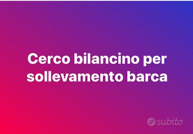 Bilancino per sollevamento barva
