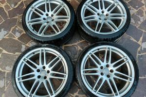 4 cerchi originali Audi A5 con gomme Michelin es