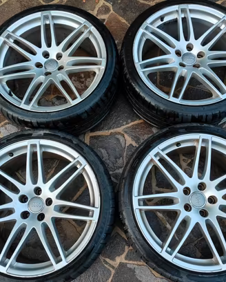 4 cerchi originali Audi A5 con gomme Michelin es