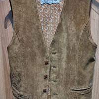 GILET   VERA  PELLE  MAI INDOSSATO 