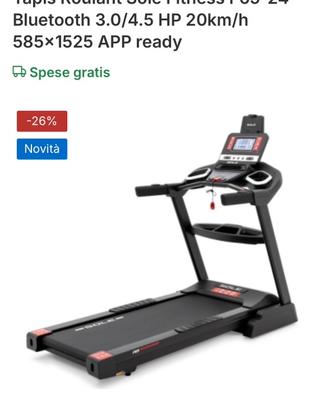 Tapis roulant SOLE F65