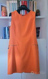 Tubino senza maniche arancione 