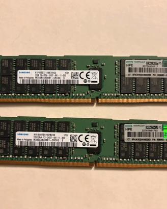 2x 32GB DDR4 ECC RDIMM HPE Samsung PC4-2400T