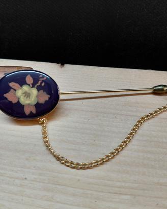 Spilla Vintage Bavaro Sciarpa Cravatta 