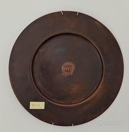 PIATTO  SOTTOPIATTO  RAME  BIRRA FORST 35 CM