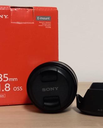 Obiettivo Sony E-mount 35mm 1.8 OSS