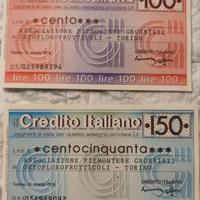 Miniassegni Bancari Italiani - Lotto 28 pezzi