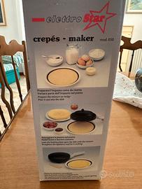 Piastra per crepes elettrica