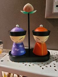 Saliera e pepiera Alessi