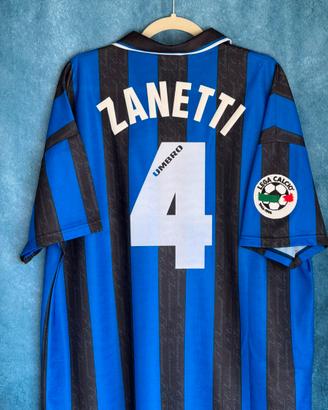 Maglia inter 1996/97 Zanetti 4 Originale vintage
