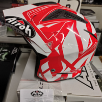 Casco trial Airoh TRR S convert Red gloss Nuovo