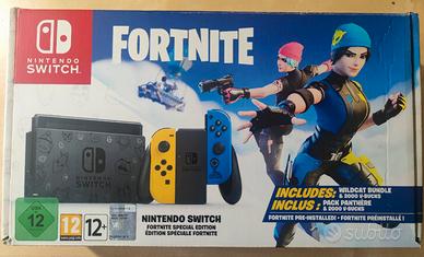 Nintendo switch edizione bundle fortnite boxata