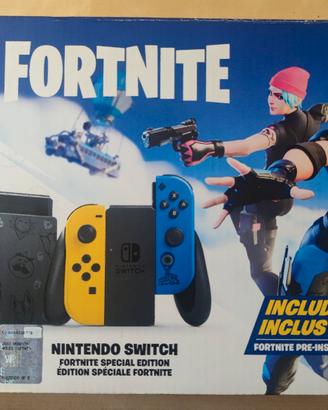 Nintendo switch edizione bundle fortnite boxata