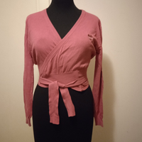 Maglia in cotone rosa taglia 42