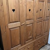 Armadio legno stile Tirolese Shabby 