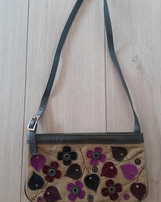 Borsetta in pelle e tessuto MAX & Co.