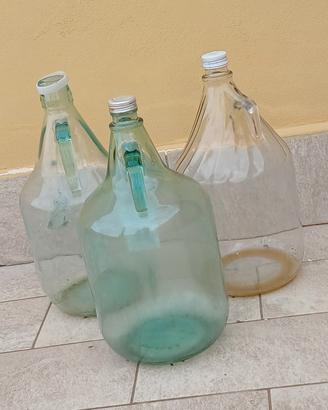 Damigiane in vetro 5 l