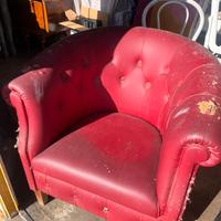 Poltrona Vintage - SOLO PER RESTAURO TOTALE