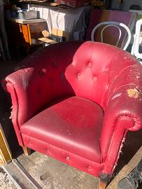 Poltrona Vintage - SOLO PER RESTAURO TOTALE