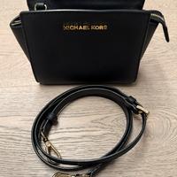 Borsa Michael Kors Selma in Pelle saffiano Nera
