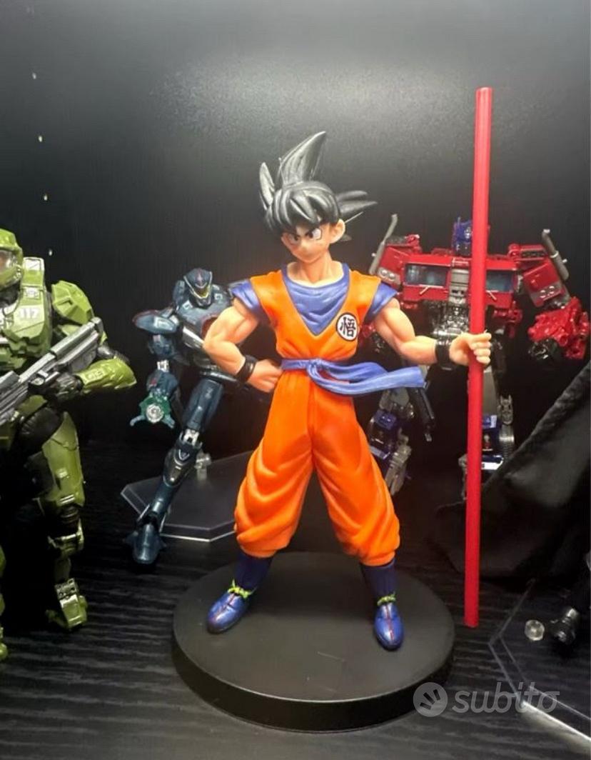 Figurine Dragon Ball Daima – Son Goku 22cm, Bâton Magique Nyoi Bô, PVC