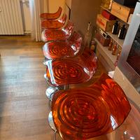 6 sgabelli girevoli Calligaris L’eau