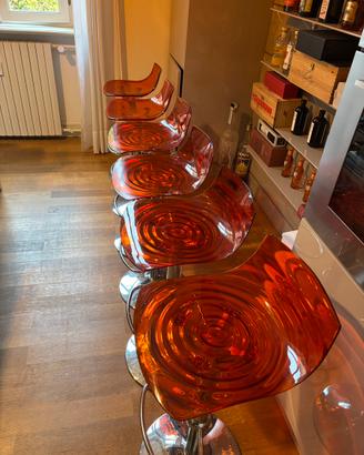 4 sgabelli girevoli Calligaris L’eau e Connubia