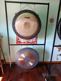 gong + stand paiste 