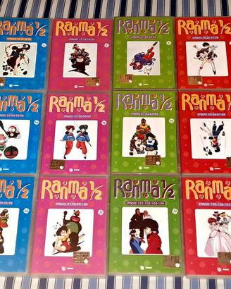 30 dvd Ranma 1/2 ep. 1-120 condizioni eccellenti