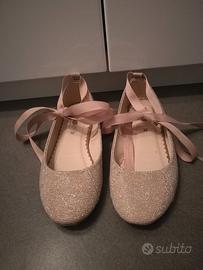 BALLERINE BAMBINA GLITTER ORO