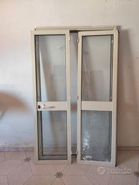 Infisso alluminio porta e finestra