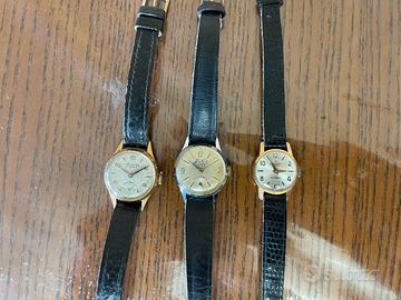 Lotto di 3 Orologi da Polso Vintage da Donna
