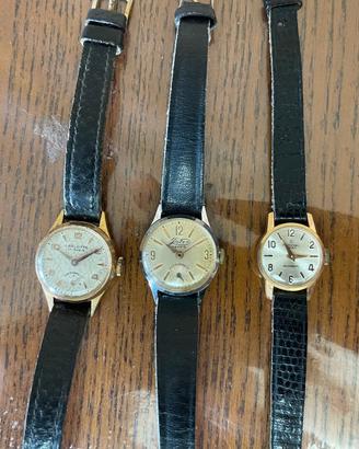 Lotto di 3 Orologi da Polso Vintage da Donna