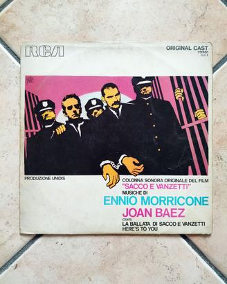 Morricone - Sacco E Vanzetti vinile prima stampa