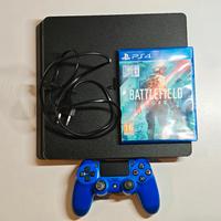 Ps4 slim 500 gb + Battlefield 2042 + Controller
