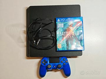 Ps4 slim 500 gb + Battlefield 2042 + Controller