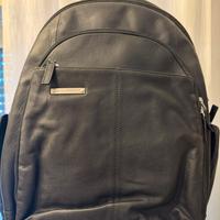 Zaino PC pelle Piquadro nero