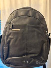 Zaino PC pelle Piquadro nero