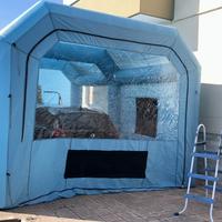 Cabina verniciatura gonfiabile