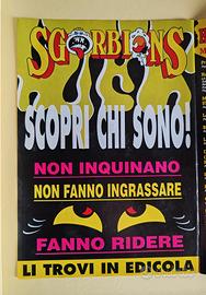 locandina pubblicitaria sgorbions