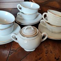 Laveno 6 tazze tè e zuccheriera 