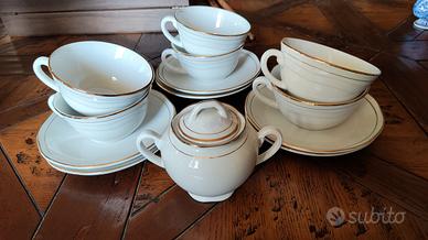 Laveno 6 tazze tè e zuccheriera 