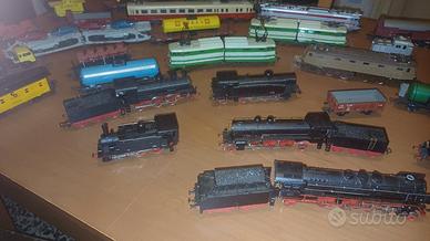 Lotto trenini Rivarossi e Lima H0 anni 70–90 circa