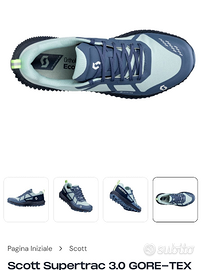 Scarpe  trailrunning Scott supertrac 3.0 goretex