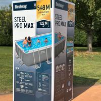 Piscina Bestway Power Steel 5,49 m x 2,74 m x 1,22