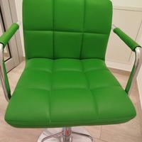 Sgabello alto girevole