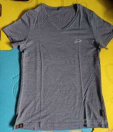 T-shirt Merinos azzurra tg.M donna