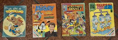 Lotto di 4 fumetti Disney vintage