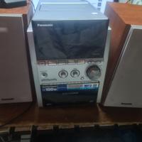 Panasonic Stereo System Sa-pm19 CD Mp3 5cd Changer