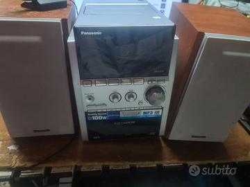 Panasonic Stereo System Sa-pm19 CD Mp3 5cd Changer